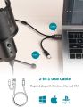 FIFINE K683A USB Desktop PC Microphone with Pop Filter for Computer and Laptop, Studio Condenser Mic with Gain Control Mute Button Headphone Jack for Gaming Streaming Recording YouTube, Extra USB-C Plug -K683A. 