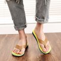 Men's slippers Summer Beach Breathable Shoes Sandals Home Slipper Flip-Flops Flat Shoes chaussure homme мужская обувь. 