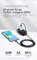 Baseus USB to Type-C 100W Crystal Shine Series Fast Charging Data Cable 1.2m Black CAJY000401. 