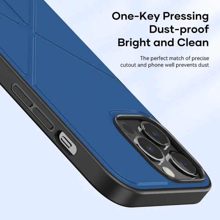 ROCK%20Element%20Plus%20TPU%20+%20PC%20Shockproof%20Protective%20Case%20with%20Folding%20Holder%20For%20iPhone%2013%20Pro%20-%20Image%205