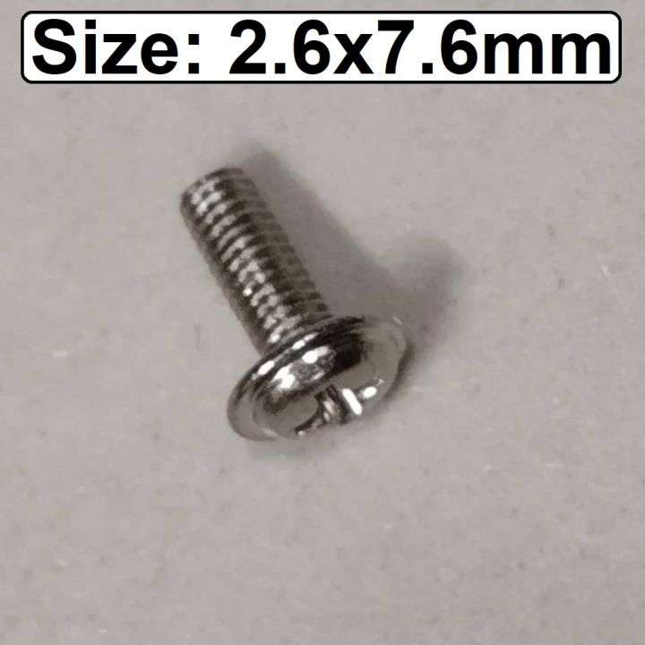 10Pcs-%20CHINA%20M2.6%20Round%20Head%20Screws%20M2.6%C3%977.6mm%20Stainless%20Steel%20Round%20Cro-ss%20Pan%20Head%20Machine%20Screw%20Bolts%20Self%20Tapping%20Plain%20End%20M2.6%20Crosshead%20Screws%20-%20Image%203