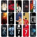 DS-81 Football Superstar R-Ronaldo CR7 Print Flexible TPU Case for iPhone 5 5S 6 6S SE X XS XR 7 8 Plus Max. 