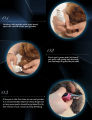 Pet Nail Grinder Electric Nails Grooming Tool Pet Nail File Gentle Paws Grinding Clipper Trimmer for Dogs Cats.