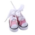 1Pair 3.5CM Fashion Casual Doll Canvas Shoes For BJD Dolls Sneakers Shoes Boots Dolls Mini Accessories Girl Children Toy Gift. 