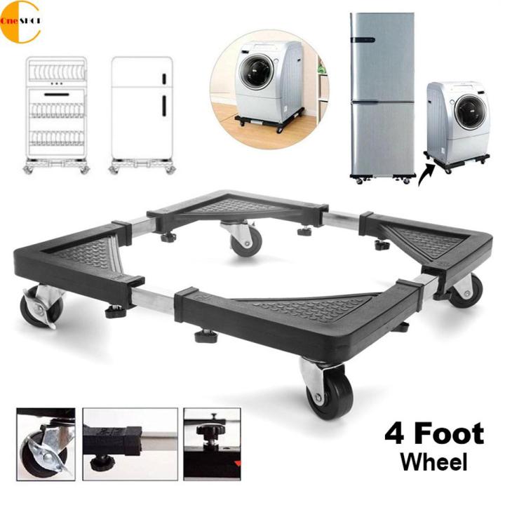 Nefish Steel Laundry Pedestal - 12 Inch Height, Adjustable 21-29 Inch, Heavy Duty Appliance Stand