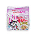 Cream Carbonara Hot Chicken Flavor Korean Noodles - 700g (Pack of 5). 