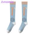 Anti-pilling Compression Socks Cozy Knee-length Winter Socks with Massage Soles for Women Anti-slip High Elasticity Warm Comfortable Yoga Stockings for Jogging Buyers' Favorite Compression Calf.