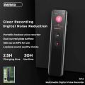 Remax RP3 64GB Noise Reduction Voice Activated Recording Digital Audio Voice Recorder with Music Player for Press Conference / Meeting Used / Class Used / Interview/Live Broadcast / RP1.