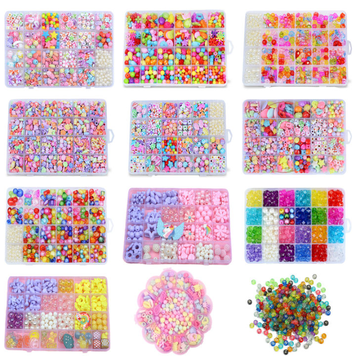 DIY Clay Beads Jewelry Making Kit for Girls Making Bracelet Necklace Jewelry Earrings Crafts Kit With Accessory