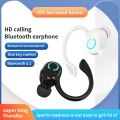 Bluetooth 5.2 Wireless Business Headphone Ear-Hook HIFI Noise Cancelling Mini Earphone With Mic Sport Game Headset.