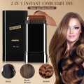 Instant Gray Root Coverage Hair Dye Stick Unisex Dyeing Powder Temporary Color Hair Dye Cream Pen Hair Chalk With Comb. 