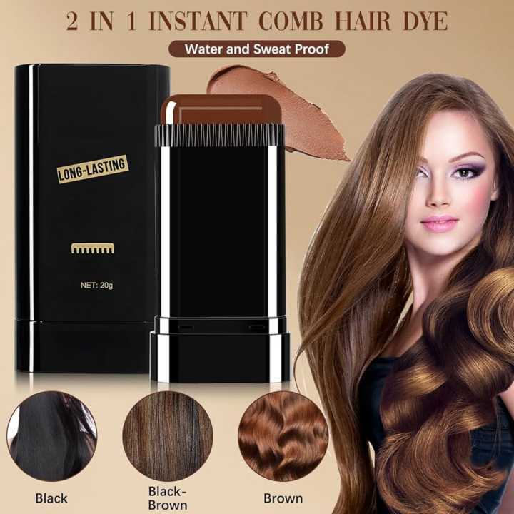 Instant%20Gray%20Root%20Coverage%20Hair%20Dye%20Stick%20Unisex%20Dyeing%20Powder%20Temporary%20Color%20Hair%20Dye%20Cream%20Pen%20Hair%20Chalk%20With%20Comb%20-%20Image%209