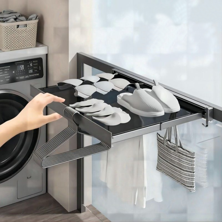 Adjustable%20Clothes%20Rack%20Stylish%20Lightweight%20Wall-mounted%20Hat%20Rack%20Compact%20Foldable%20Rack%20for%20Bathroom%20Storage%20Balcony%20Organizer%20-%20Image%203