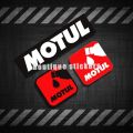 MOTUL Stickers Mote Car Stickers Modified Car Stickers Decorative Stickers Lahua Tide Brand Scratch Stickers Engine Oil.