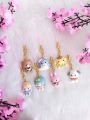 Small Kawaii 3D Phone Charm - cartoon Cute Pastel Charms -cartoon Keychain - Keyring - Kawaii Gift - Charms.