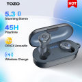 TOZO T10 Wireless Earbuds with Bluetooth 5.3 Earphones , IPX8 Waterproof Stereo Headphones With in Ear Built in Mic Headset.