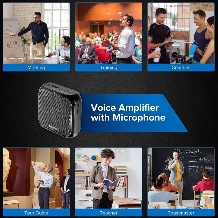 ARELENE%20Portable%20,%20Booster%20with%20Microphone%20Loudspeaker%20Personal%20PA%20System%20for%20Voice%20Amplification%20-%20Image%203