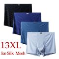 13XL-3XL Mesh Hole 4PCS Men Boxer Underwear Boxer Shorts Men Underwear Man Underwear Light Soft Durable In Middle Breathable.
