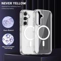 Samsung Galaxy A16 5G Non-Yellowing Clear Hard Polycarbonate Transparent Back Cover ,Compatible with MagSafe Charging.