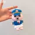 Cute Rabbit Plush Doll Pendant Japanese Cartoon Funny Pants Pink Rabbit Doll Pendant Zero Wallet. 
