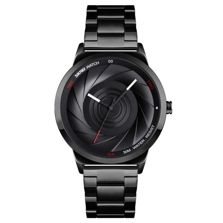 SKMEI%209210%20Watch%20For%20Men%20Quartz%20Watch%20Business%20Men%20Waterproof%203D%20Camera%20Design%20Gift%20Clock%20Stainless%20Steel%20Strap%20-%20Image%209