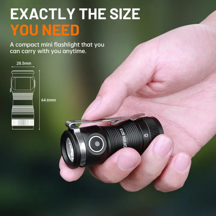 Sofirn%20Mini%20SC13%20SST40%20LED%201300lm%20Tactical%2018350%20Rechargeable%20Flashlight%206000K%20Keychain%20Emergency%20Torch%20Led%20Light%20with%20Magnetic%20-%20Image%202