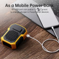 Vissko Outdoor Hanging Neck Fan Waist Fan 6000mah Mini Portable Rechargeable Bladeless Cooling Fan For Hiking Climbing Sports. 