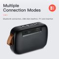 Mini Stereo Speaker Outdoor Music Subwoofer Loudspeaker Portable Wireless Bluetooth-compatible Speaker Support TF Card FM Radio. 