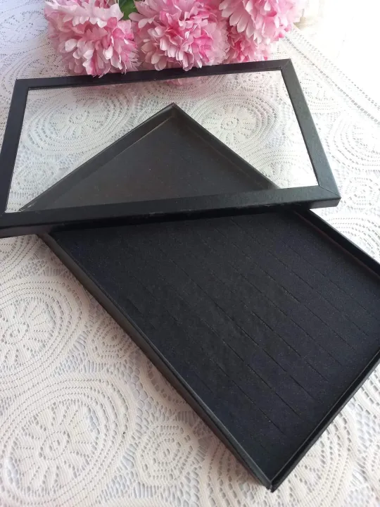 Premium%20quality%20100%20Slot%20Glass%20Black%20Velvet%20Jewelry%20Ring%20Case%20Display%20Store%20Storage%20Box%20Tray%20Organizer%20-%20Image%204