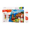 Deli EC11-12 Gouache 12ml/12 colors Tube. 