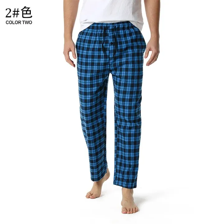 Red%20Black%20Plaid%20Pajama%20Pants%20Men%20Lounging%20Relaxed%20House%20PJs%20Sleep%20Bottoms%20Mens%20Flannel%20Cotton%20Drawstring%20Button%20Fly%20Sleepwear%20-%20Image%202