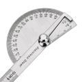 180 Degree Protractor Metal Angle Finder Goniometer Angle Ruler Stainless Steel Woodworking Tools Rotary Measuring Ruler 100cm. 
