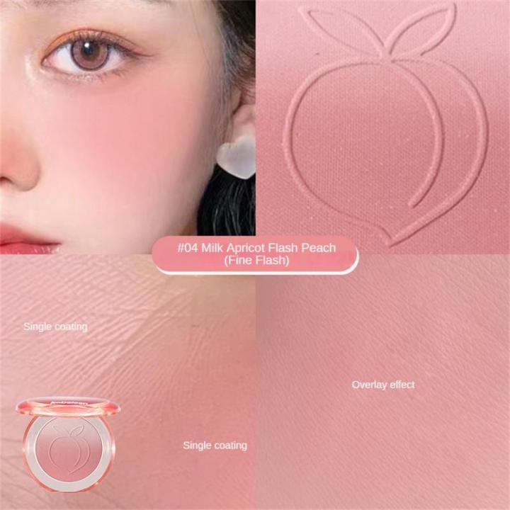 Peach%20Makeups%20Blush%20Palette%206%20Colors%20Facil%20Rouge%20Blusher%20Powder%20Natural%20Silky%20Makeup%20Matte%20Blush%20Pixi%20Makeup%20Korean%20Cosmetics%20-%20Image%207