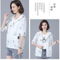 Sun Protection Clothing for Women2023Summer New Western Style Loose Thin Coat Middle-Aged Mom Clothes plus Size Breathable Sun-Protective Clothing. 