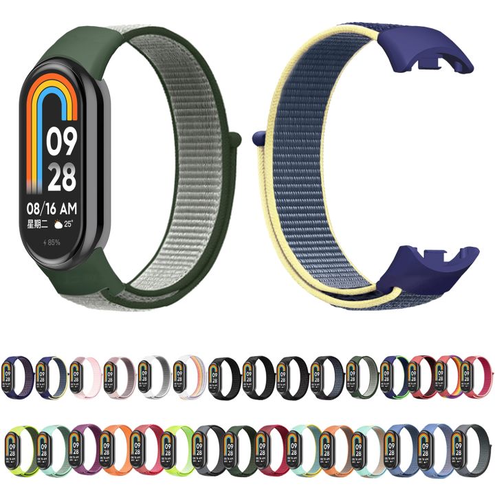 Watche%20Strap%20For%20Xiaomi%20Mi%20Band%208%20Loop%20Nylon%20Watch%20Band%20-%20Image%204