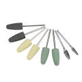 Resin Base Polishing Burs 8Pcs HP Dental Acrylic Tungsten Carbide Steel 2.35mm. 