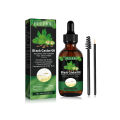 Organic Black Castor Oil for Hair Growth Jamaican Scalp Dense Hair Strengthening Hair Loss Prevention Repair Nourishing Liquid FeeoiF. 