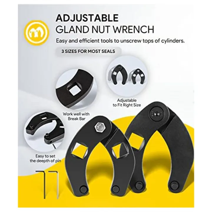 3%20Pack%20Hydraulic%20Seal%20Installation%20Tools%20Hydraulic%20Cylinder%20Piston%20Repair%20Seal%20Kit%20Alloy%20Steel%20Wrench%20for%20Farm%20and%20Construction%20Equipment%20-%20Image%202