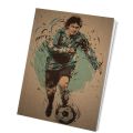 PaperTree Vintage Note Book Drawing Sketch Pad - Lionel Messi [Run For Goal]. 