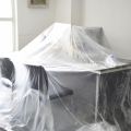 Various size clear plastic furniture cover sofa cover chair cover. 