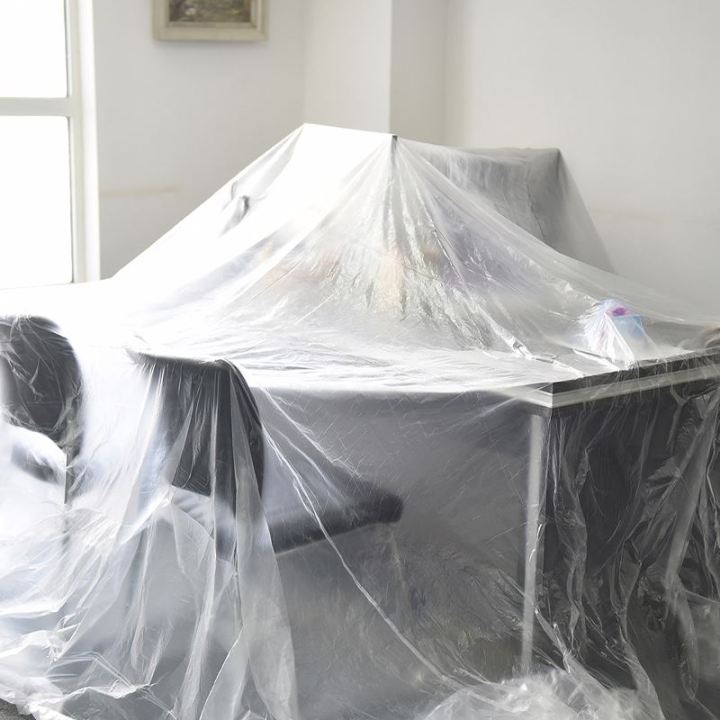 Various size clear plastic furniture cover sofa cover chair cover