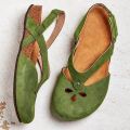 Foreign trade amazon wish2020 fashion 43 summer simple and generous ladies rear cutout flat sandals.