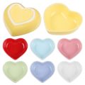 Heart Shape Ceramic Sauce Dish Tableware Mini Seasoning Dish Condiment Dishes Soy Sushi Dipping Bowl Snack Serving Dishes. 