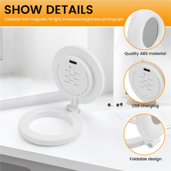 Foldable%20Mini%20Magnetic%20Fill%20Light%20Selfie%20Ring%20Light%20Mini%20Pocket%20Selfie%20Light%20for%20B%20-%20Image%207
