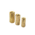 4PCS 8mm-16mm Copper Barrel Hinges Cylindrical Hidden Cabinet Concealed Invisible Brass Door Hinges For Furniture Hardware. 