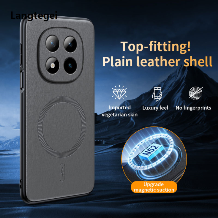 For Xiaomi Poco M8 Pro X6 X7 Pro Phone Case Versatile Color Options Fingerprint-Resistant Magnetic Design Luxury Leather Anti-knock Shell for Xiaomi Poco F7 F6 F8 Pro Ultra Cover casing HP