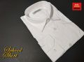 NHK White Tetoron Cotton (TC) Full Sleeve School/College Shirt (School/College Dress). 