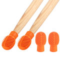 Silicone Drumstick Silent Practice Tips Drum Mute Drum Dampener Percussion Accessory Mute Replacement Musical Instruments Accessory.
