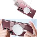 Samsung galaxy s22 ultra 5g MagSafe Compatible Shockproof Transparent Slim Fit Wireless Charging supported Frosted Border Phone Back Case Mobile Cover314353077. 