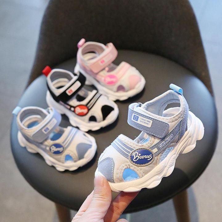2022 Summer Baby Sandals For Girls Boys Cloth Soft Bottom Light Children's Shoes Little Kids Beach Sandals Toddler Shoes